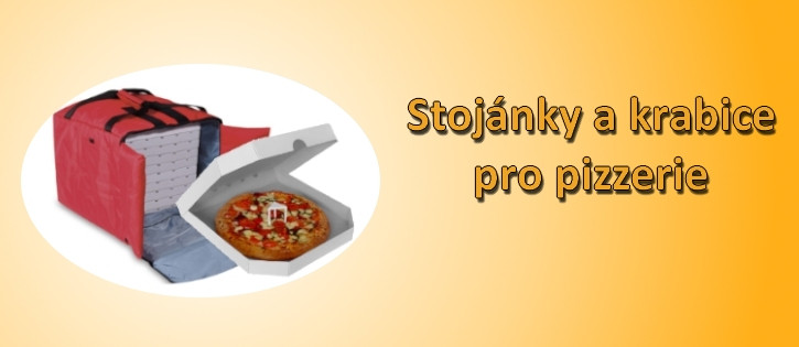 Stojánky a krabice pro každou pizzerii!